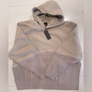 TWENTY Felt Connect Terry Sweater Hoodie, Size XXL, NWT